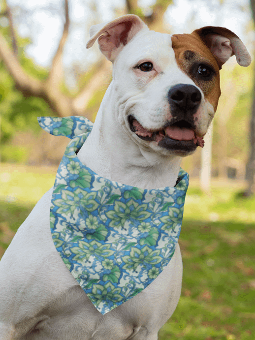 Cool Blue Florals - Bandana product image (2)