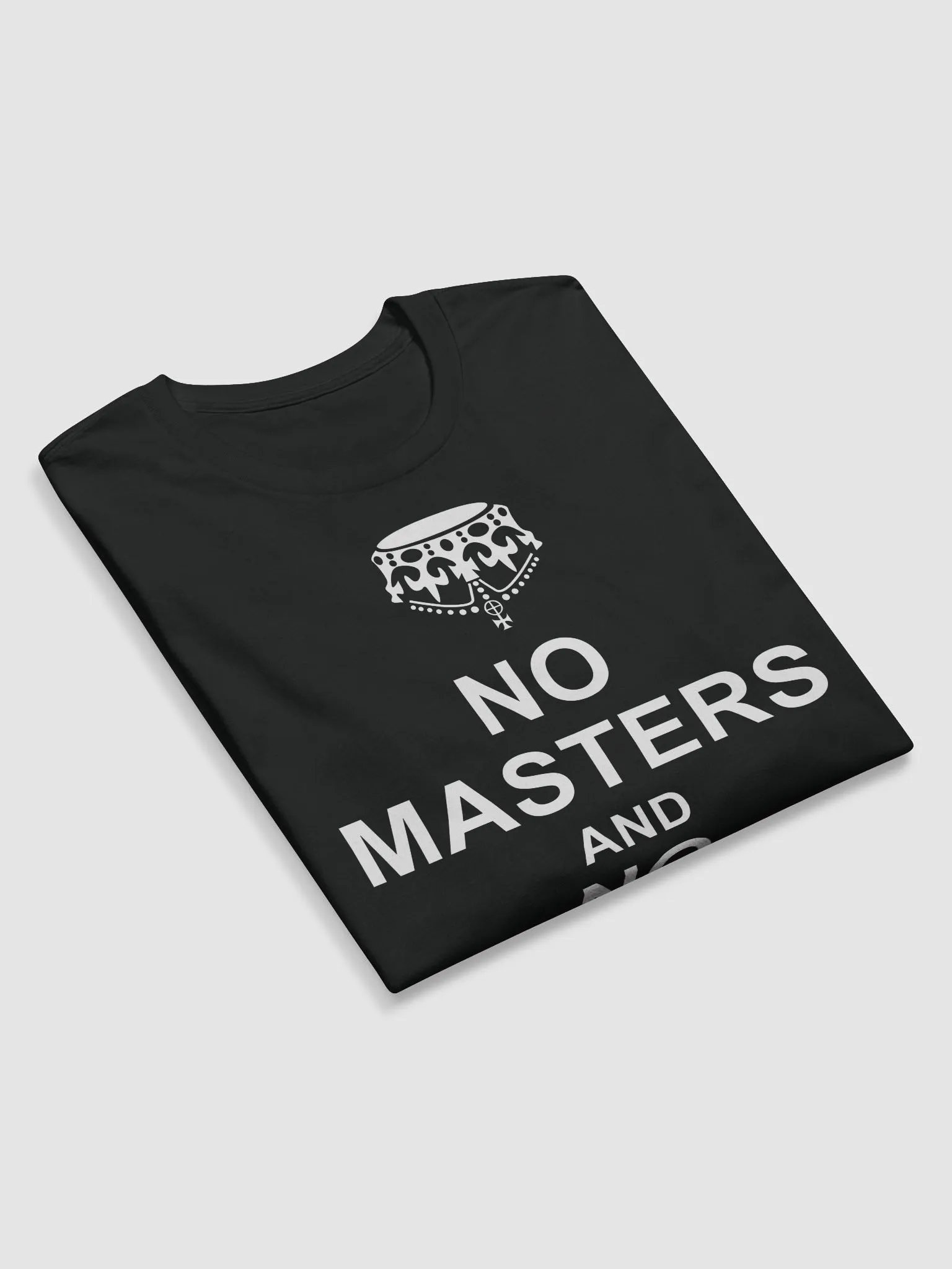 No Masters No Slaves Black Long product image (5)