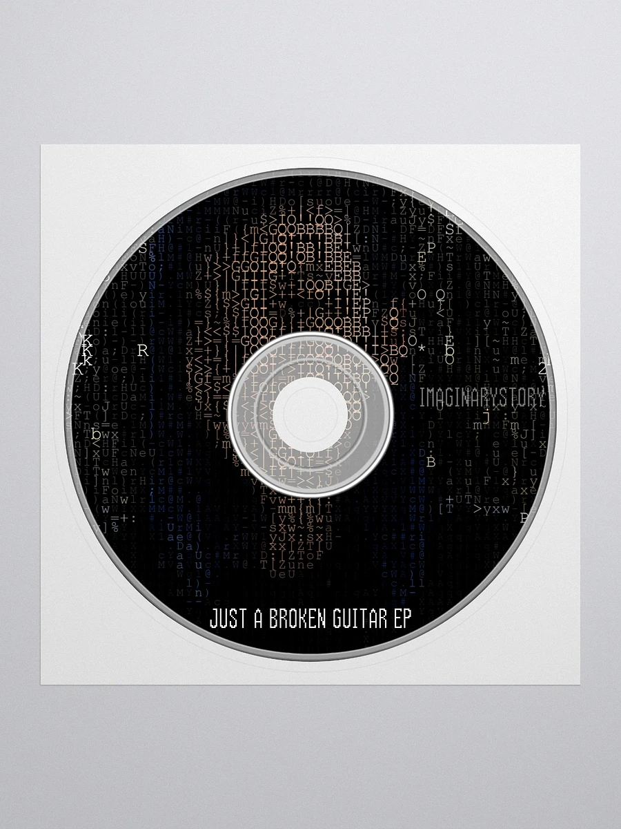 Just A Broken Guitar EP Album Sticker product image (1)