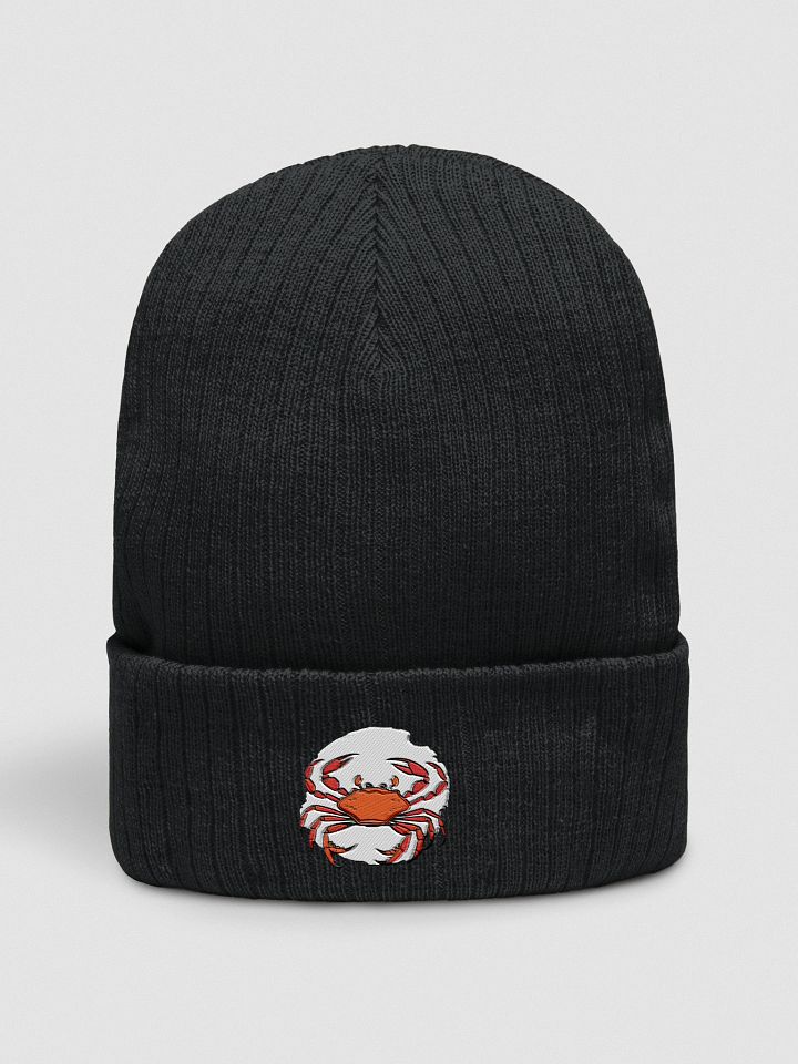 Playful Crab Recycled Knit Beanie product image (2)