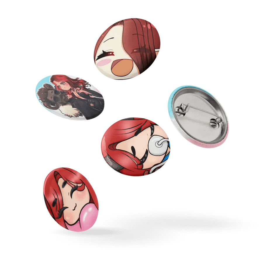 Chaos Queen Pin Buttons Set product image (14)
