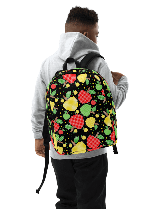 Pixelated Apple Orchard All-Over Backpack product image (1)