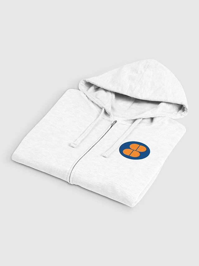 Trade Smarter White zip up product image (1)