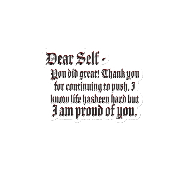 Positivity Dear Self - Magnet product image (2)