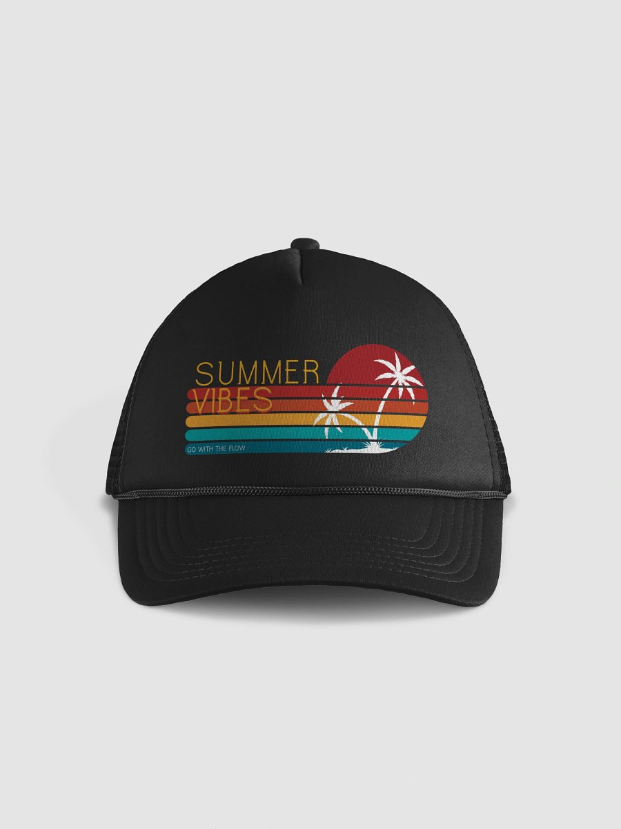 Summer Vibes Tropical Foam Trucker Hat product image (2)