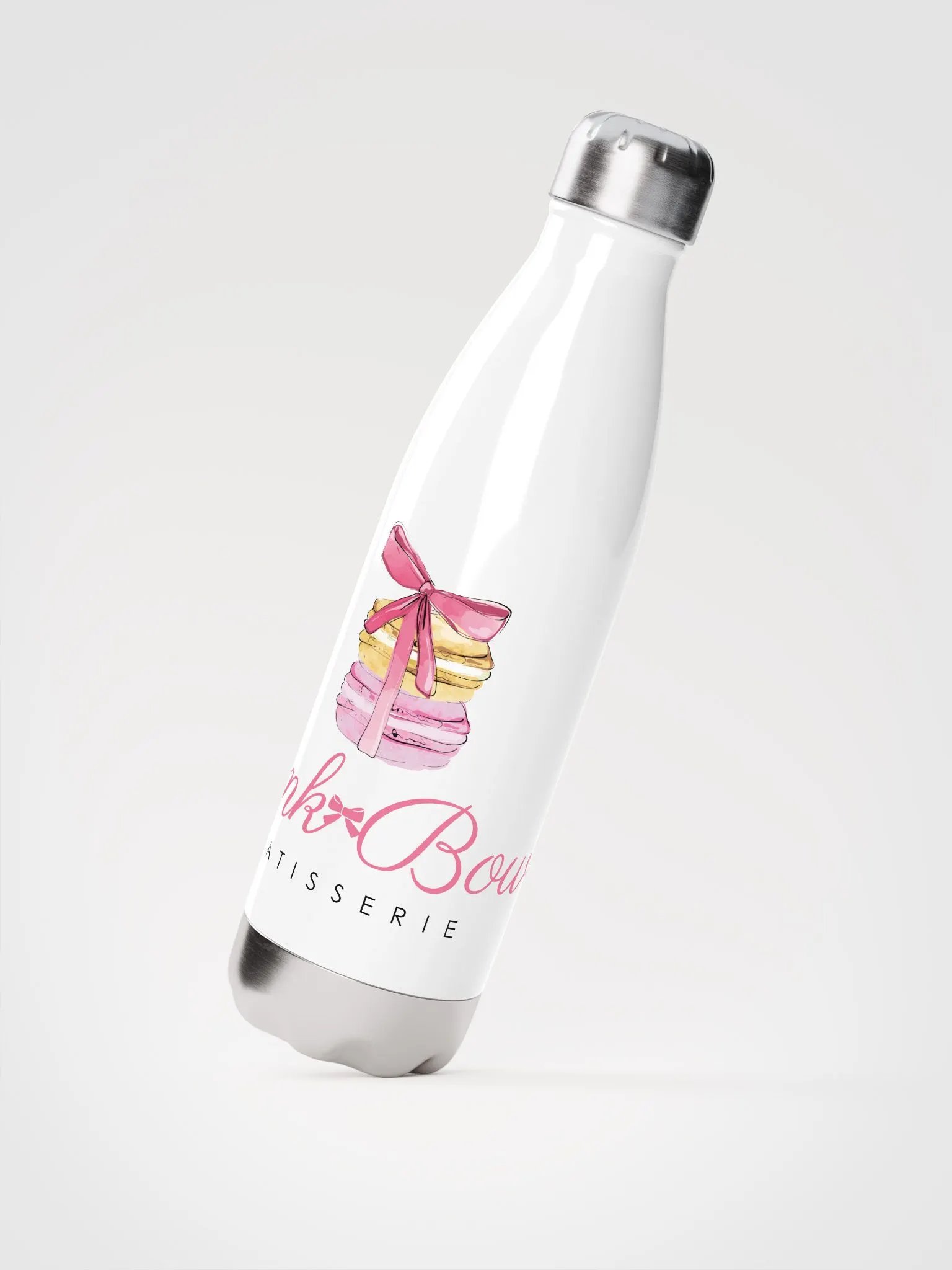 Pink Bow Water Bottle product image (2)