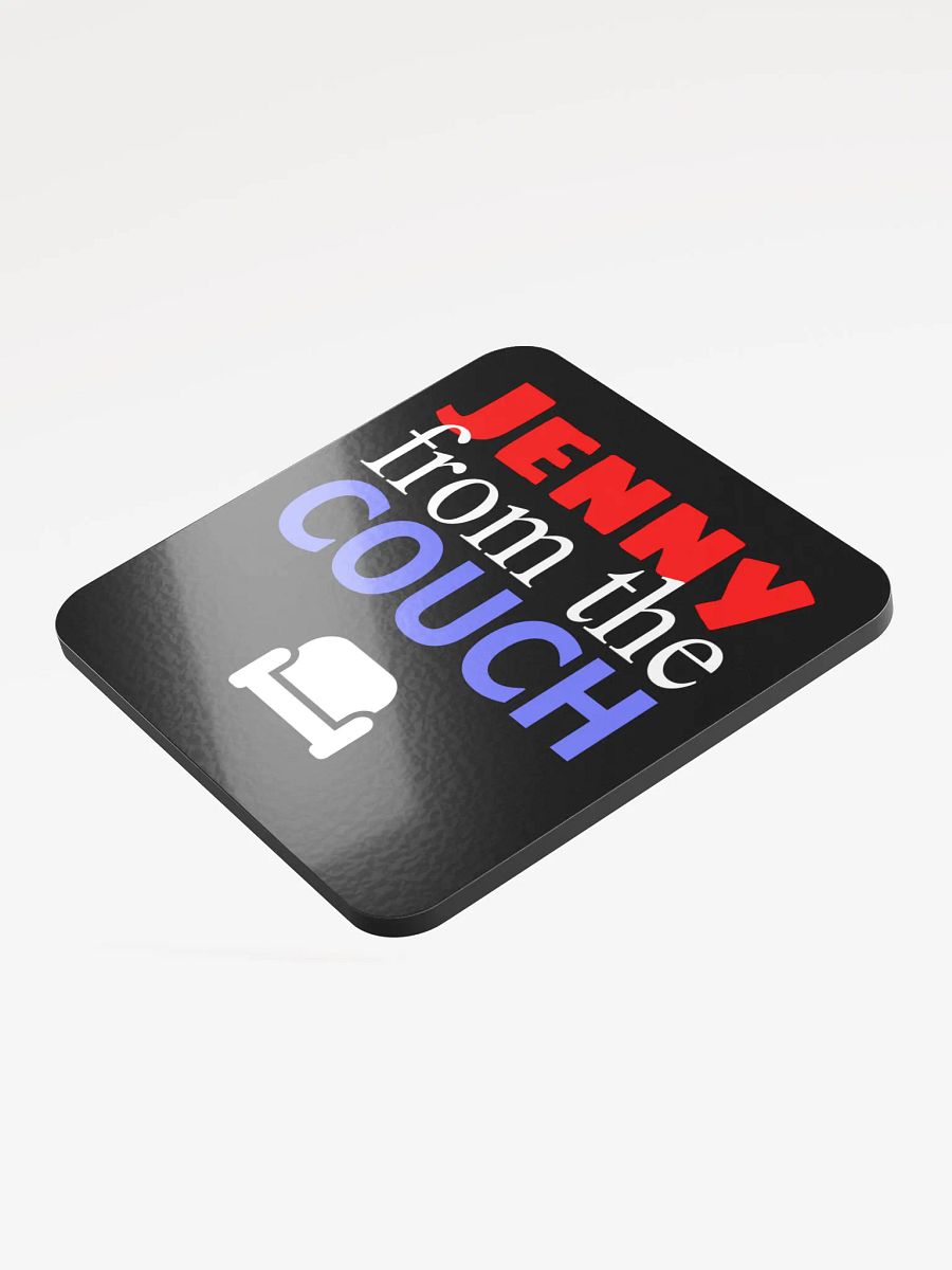 JENNY from the COUCH Glossed Cork Coaster product image (3)