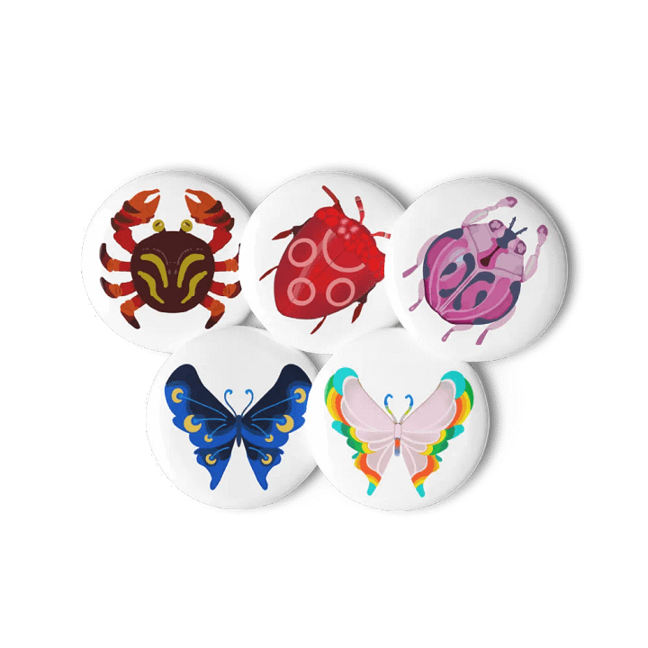Bug Scouts Pin Button Set product image (1)