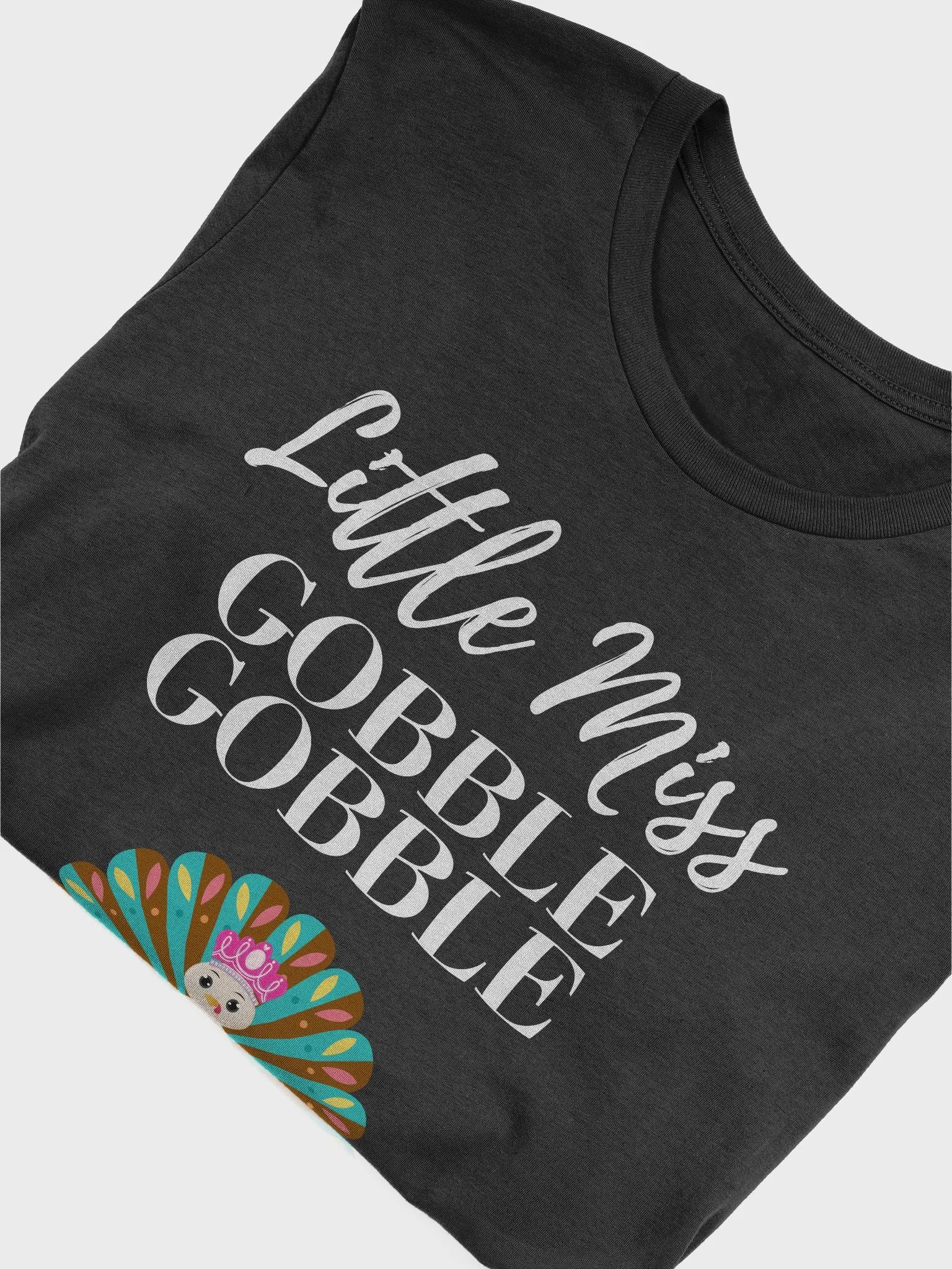 🦃 Little Miss Gobble Gobble T-Shirt | Cute Thanksgiving Turkey Shirt | Fun Fall Holiday Tee product image (42)