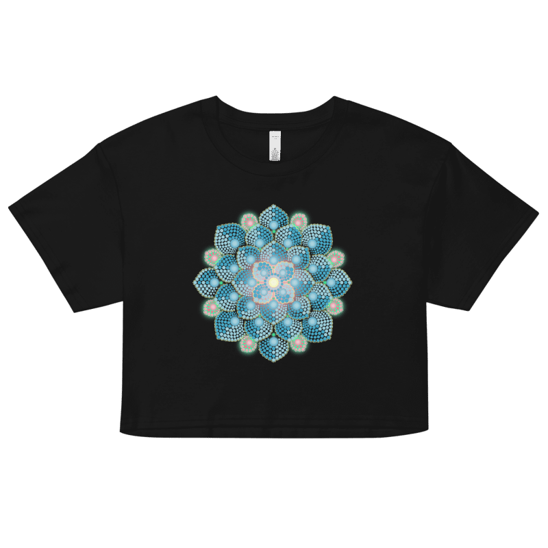 Summer Rain Mandala Women's Crop Top product image (6)