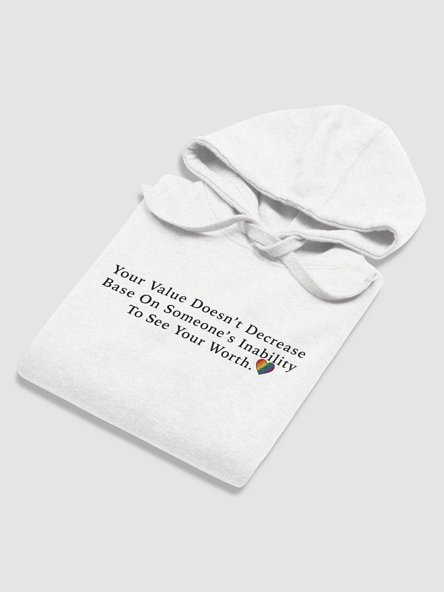 Your Value Hoodie Black Letters product image (53)