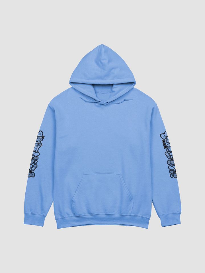 hoodie but with black print product image (1)