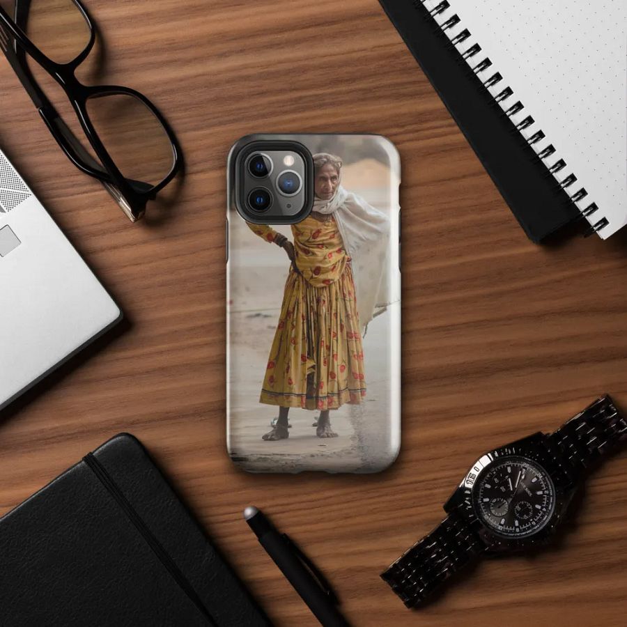 Vintage Elderly Woman in Traditional Dress Phone Case product image (32)