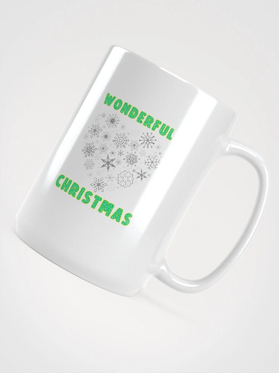 Wonderful Christmas Glitter Heart Mug product image (4)