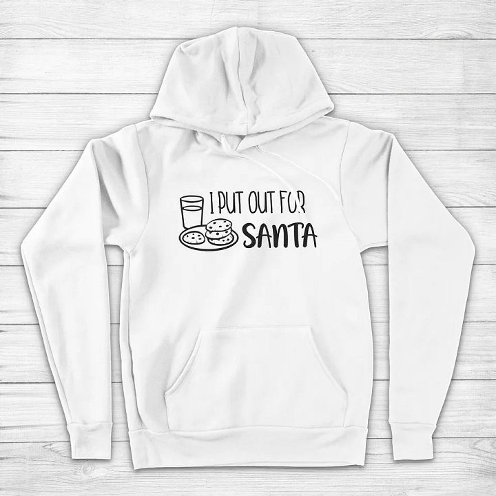 I Put Out for Santa Milk Cookies Christmas Holiday Couple Unisex Hoodie Sweater product image (1)