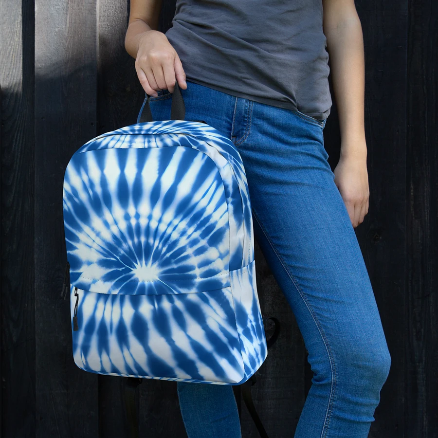 Tie Dye #17 - Blue & White - Backpack product image (15)