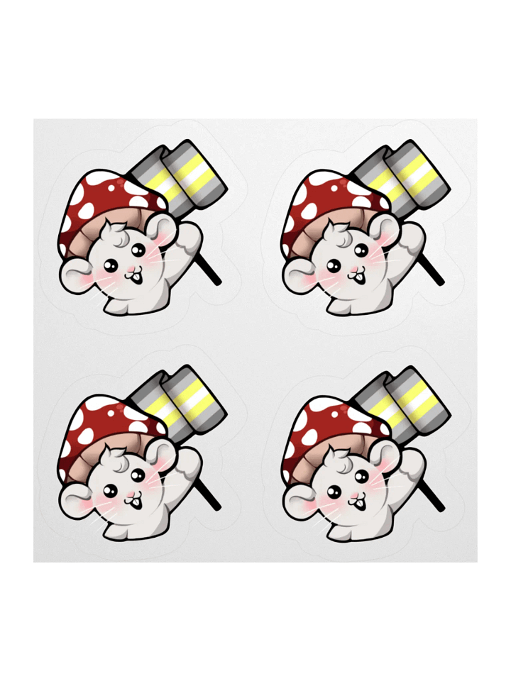 Demigender Pride Flag Stickers product image (1)