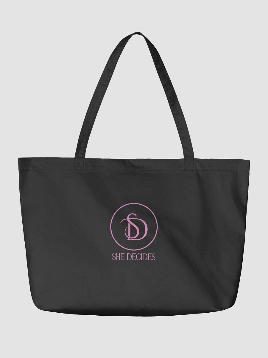 SHE DECIDES Tote (Black/Pink) product image (2)