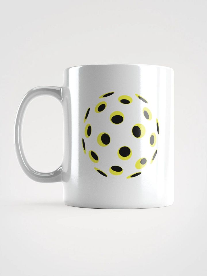 Pickleball Motion Circle White Glossy Mug product image (1)