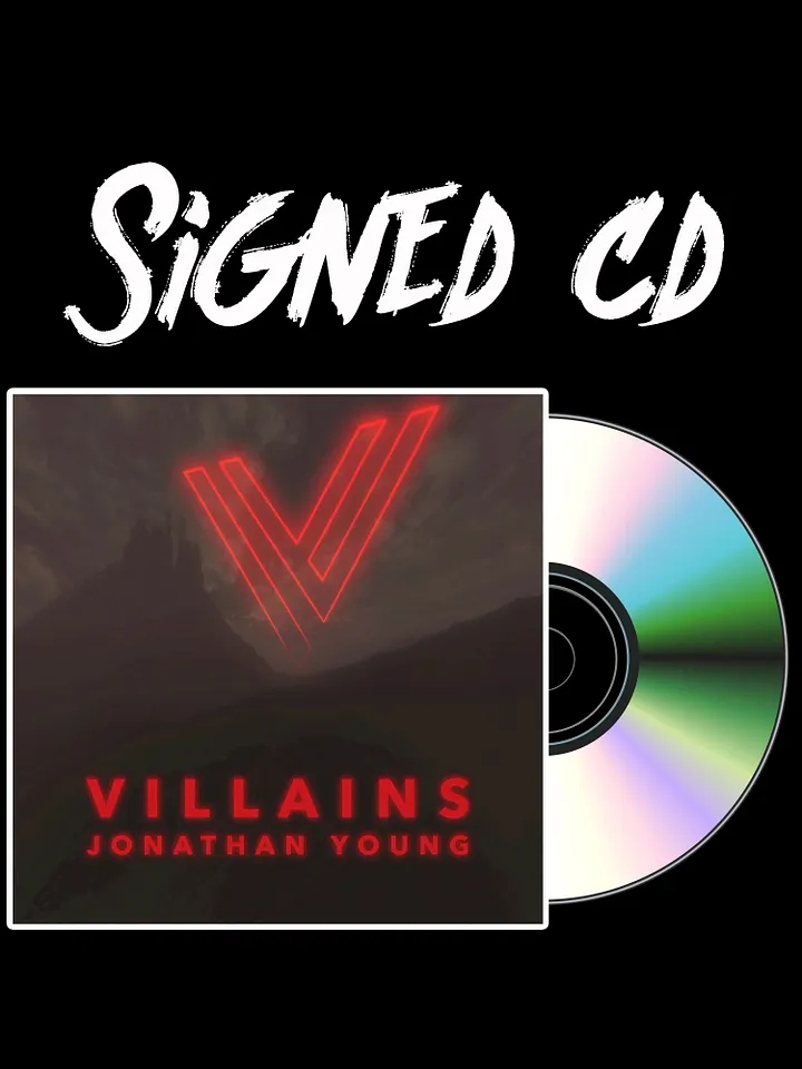 Signed CD - Disney Villains product image (1)