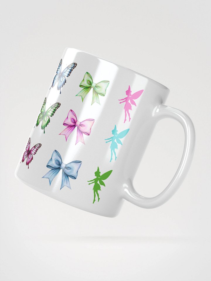 Fairy Magic Mug – Butterflies, Bows & Enchantment on Both Sides product image (2)