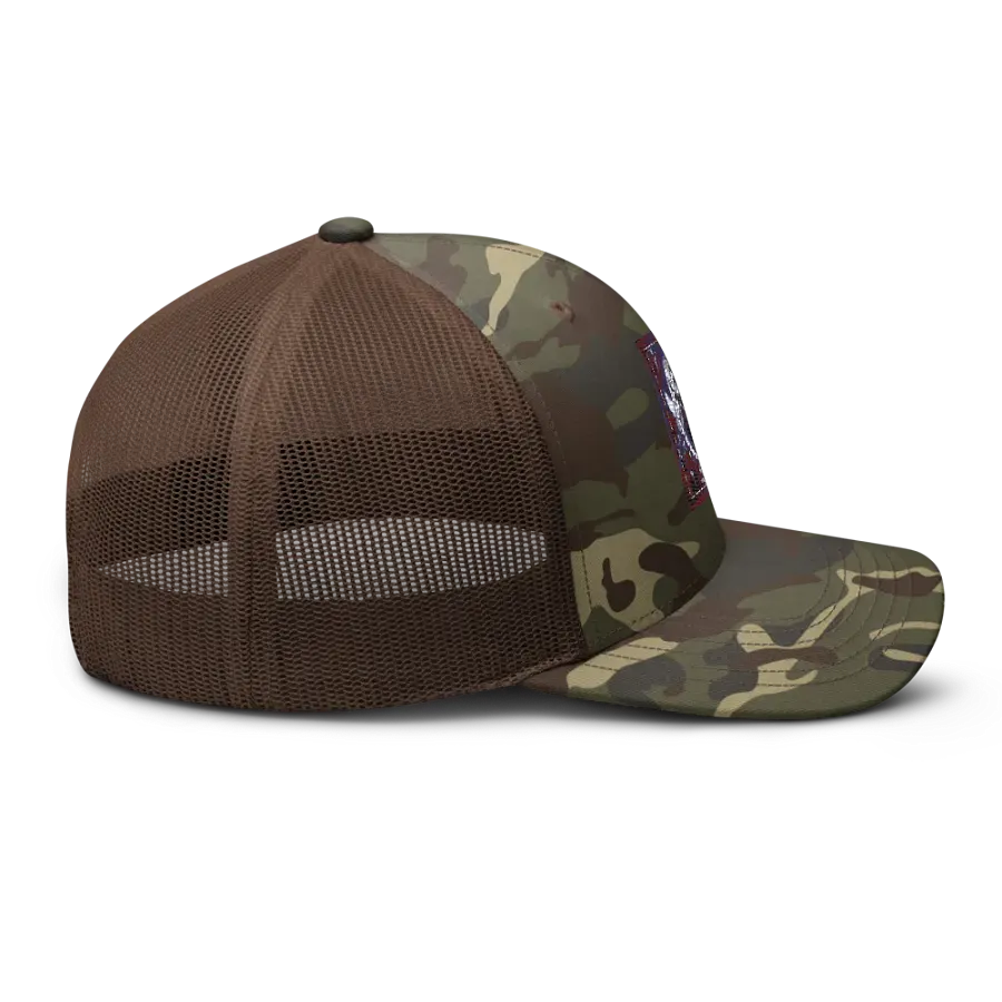 Balik Tanaw Homeless Artistic Camo Trucker Hat product image (5)