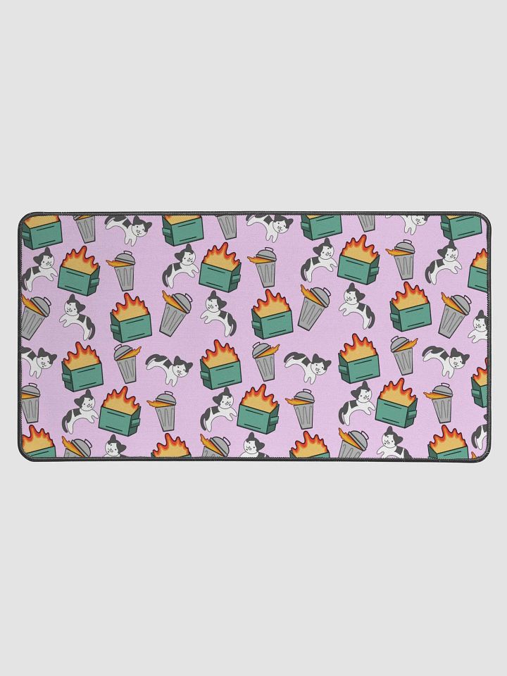 Dumpster Fire Desk Mat product image (1)