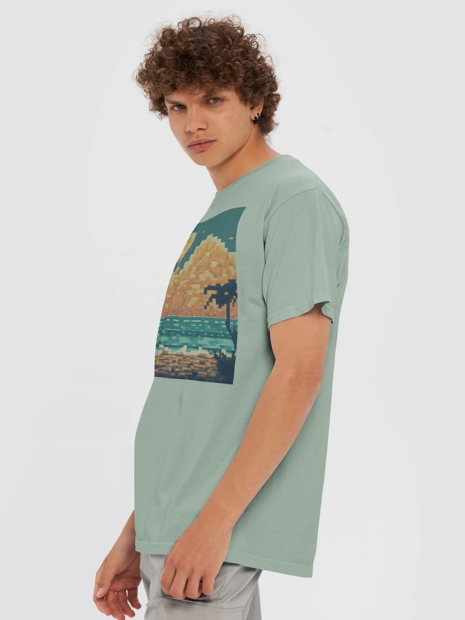 Pixel Beach Graphic T-Shirt product image (17)