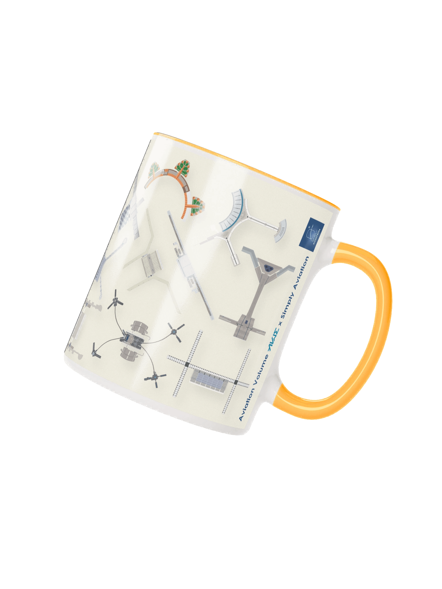 Airport Terminals - Mug Beige/Orange product image (2)
