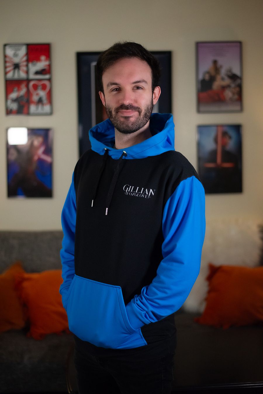 Gillian Foxglove Knight and the Fox Hoodie (Blue) product image (5)