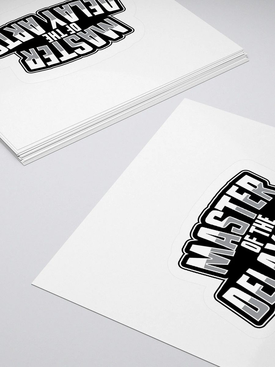 Master of the Delay Arts – Funny Gamer Sticker product image (12)