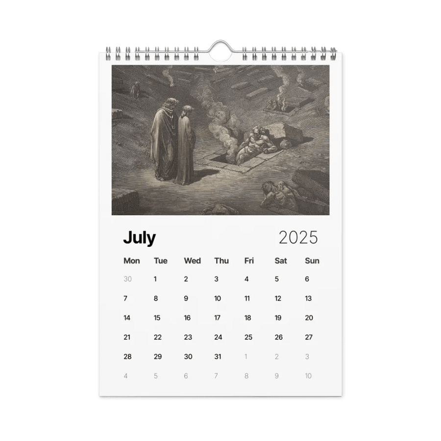 INFERNO 2025 calendar! product image (8)