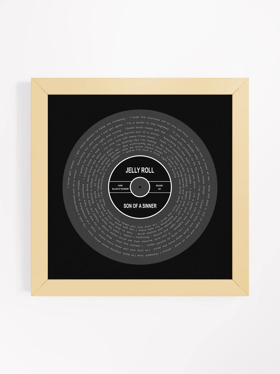 Jelly Roll - Son of a Sinner Vinyl Poster product image (11)