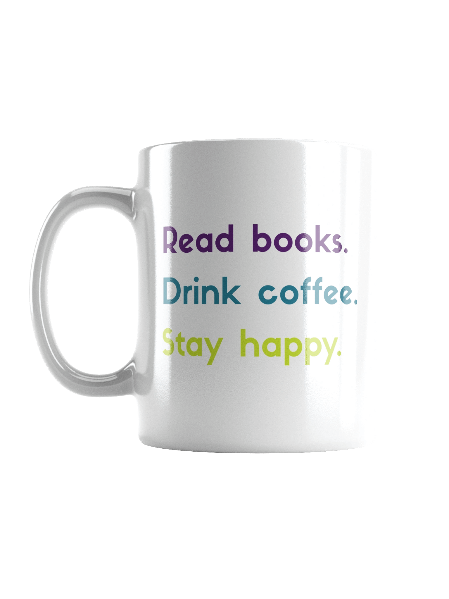 Happy Reader's Coffee Mug (White) product image (1)