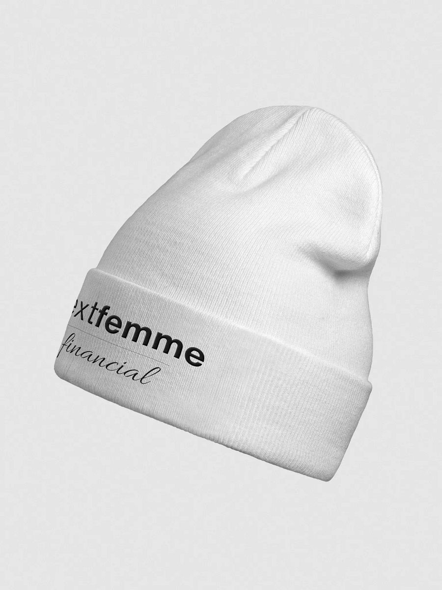 Knit Beanie with Black Logotype product image (2)