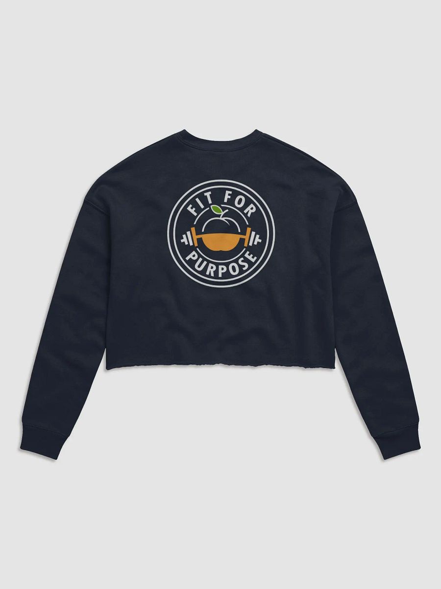Premium Fleece Crop Sweat (White Logo) product image (7)