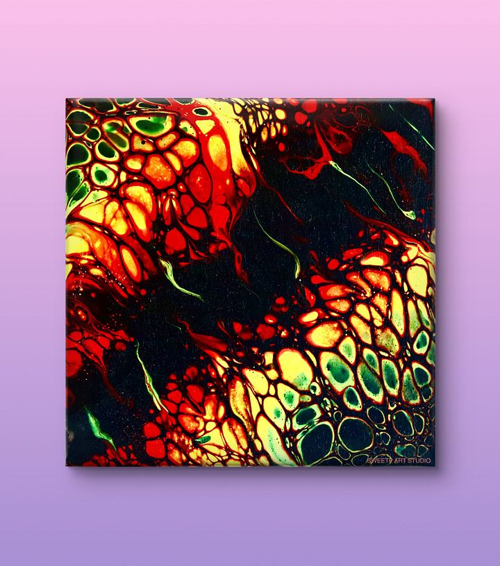 When Darkness Merges | Original Canvas Painting product image (1)