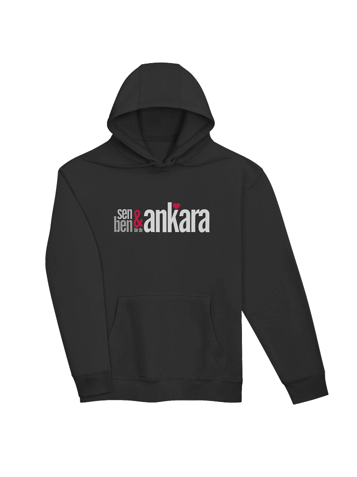 Ankara Aşkını Zarifçe Taşı: Sen & Ben Bir de Ankara Tasarımlı Lane Seven Premium Kadın Hoodie | Kapüşonlu product image (2)