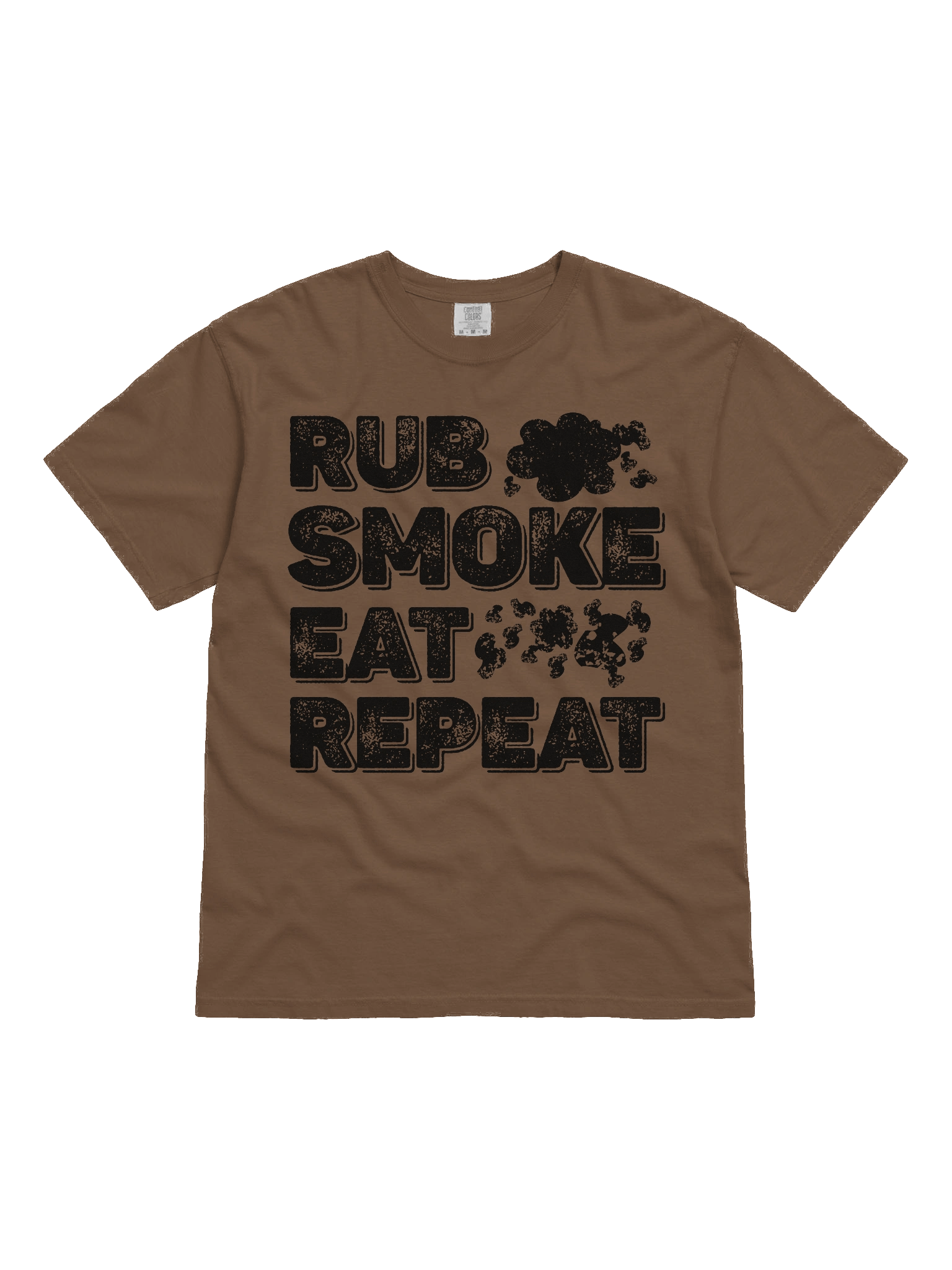 Rub Smoke Eat Repeat Grill Master Comfort Colors Tee product image (1)