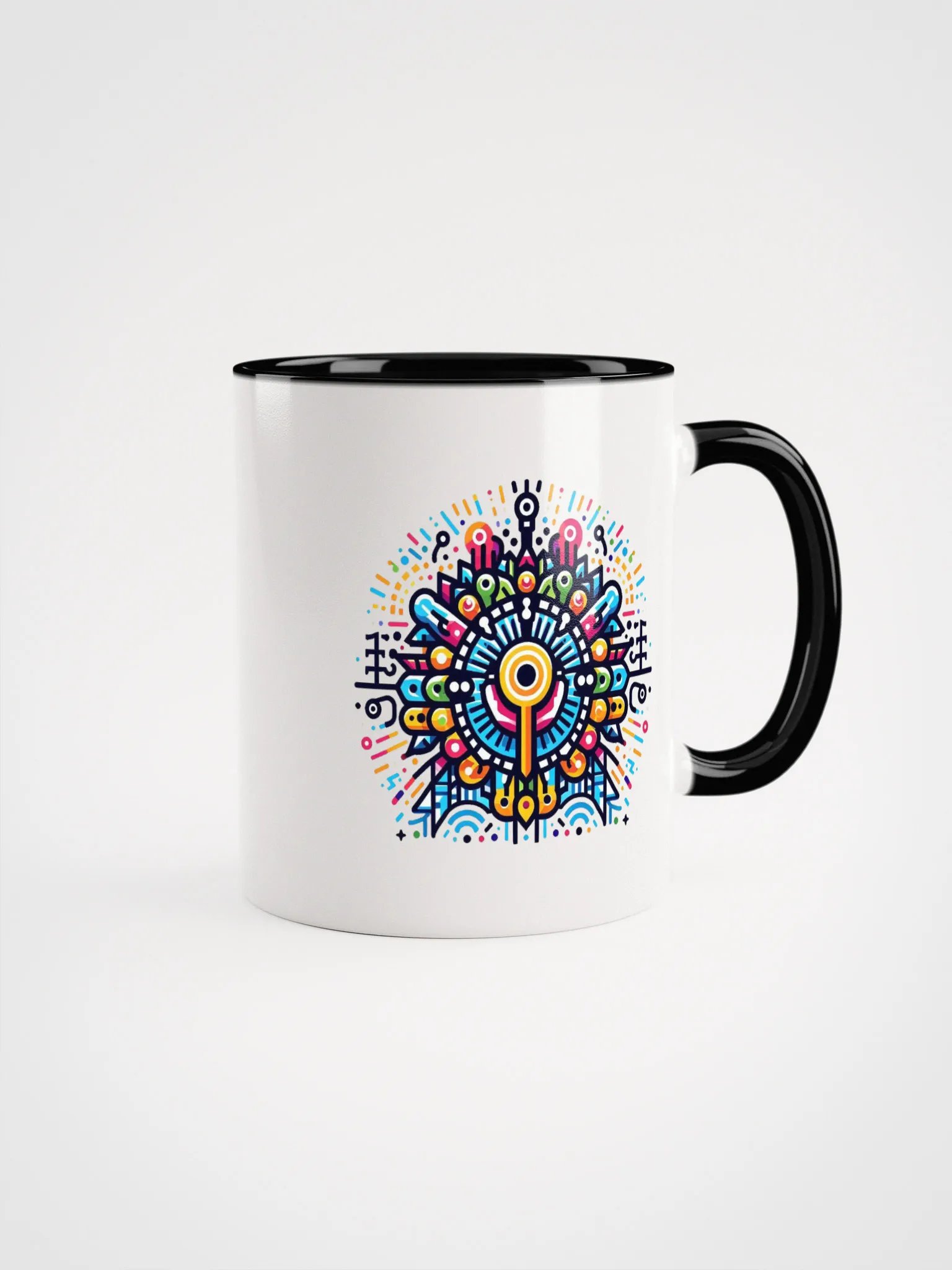 Symmetrical Mandala Ceramic Mug product image (5)