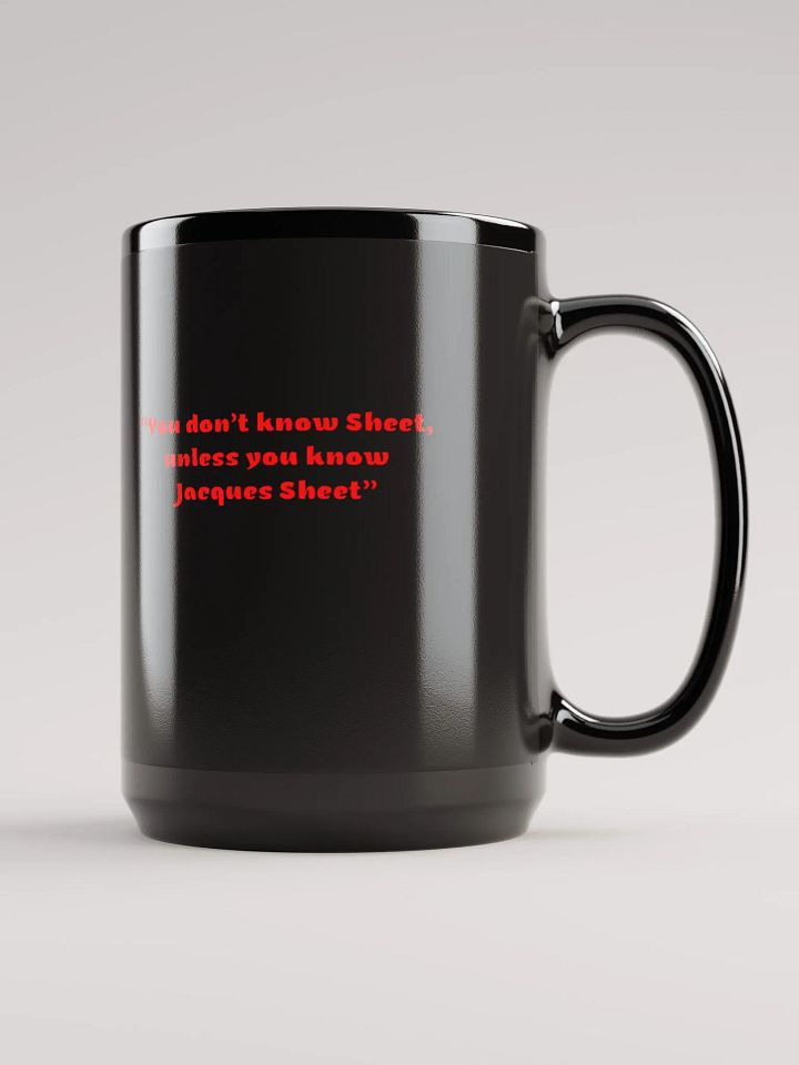 Jacques Sheet 15oz. Mug/Black product image (2)
