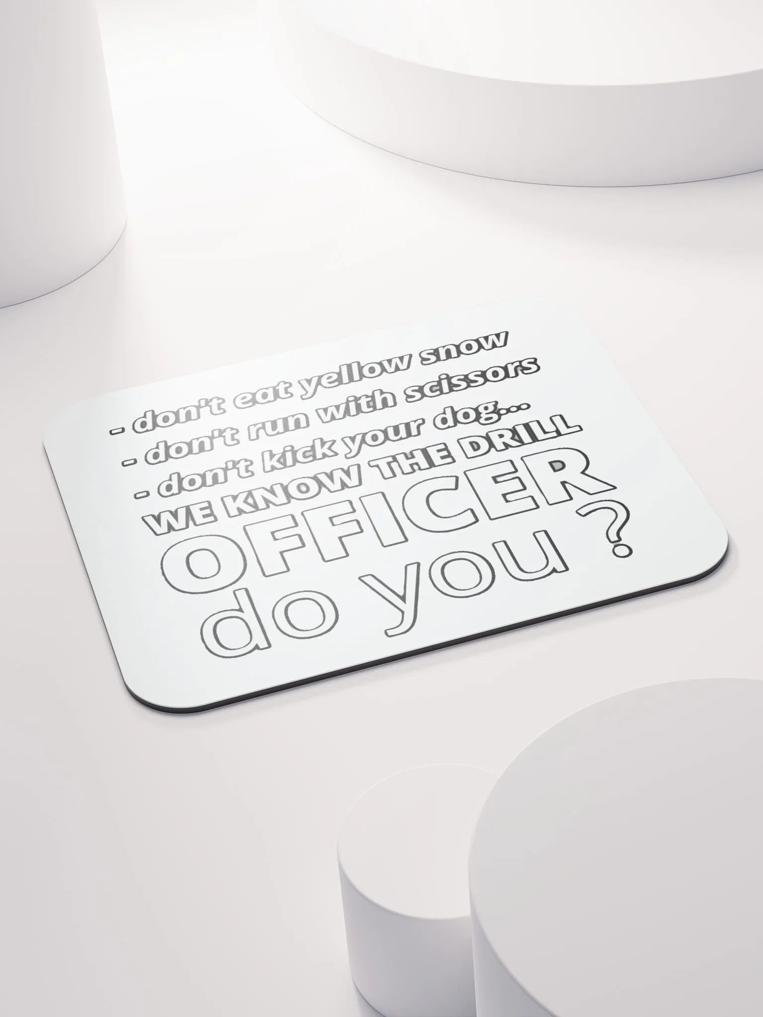 WE KNOW THE DRILL OFFICER, DO YOU? product image (4)