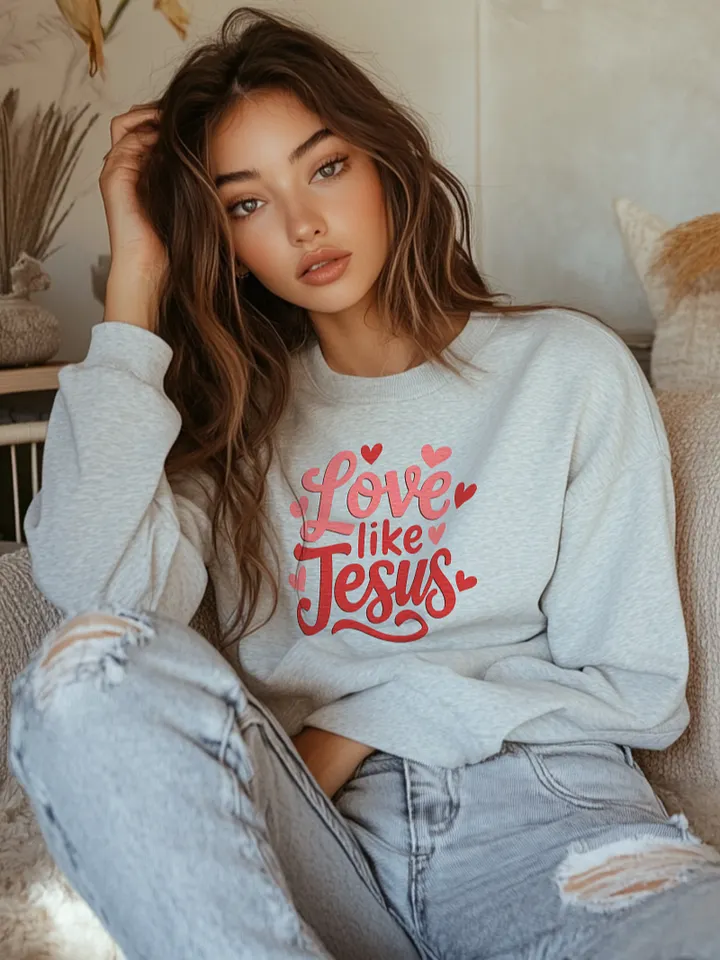 Love Like Jesus Premium Crewneck product image (9)