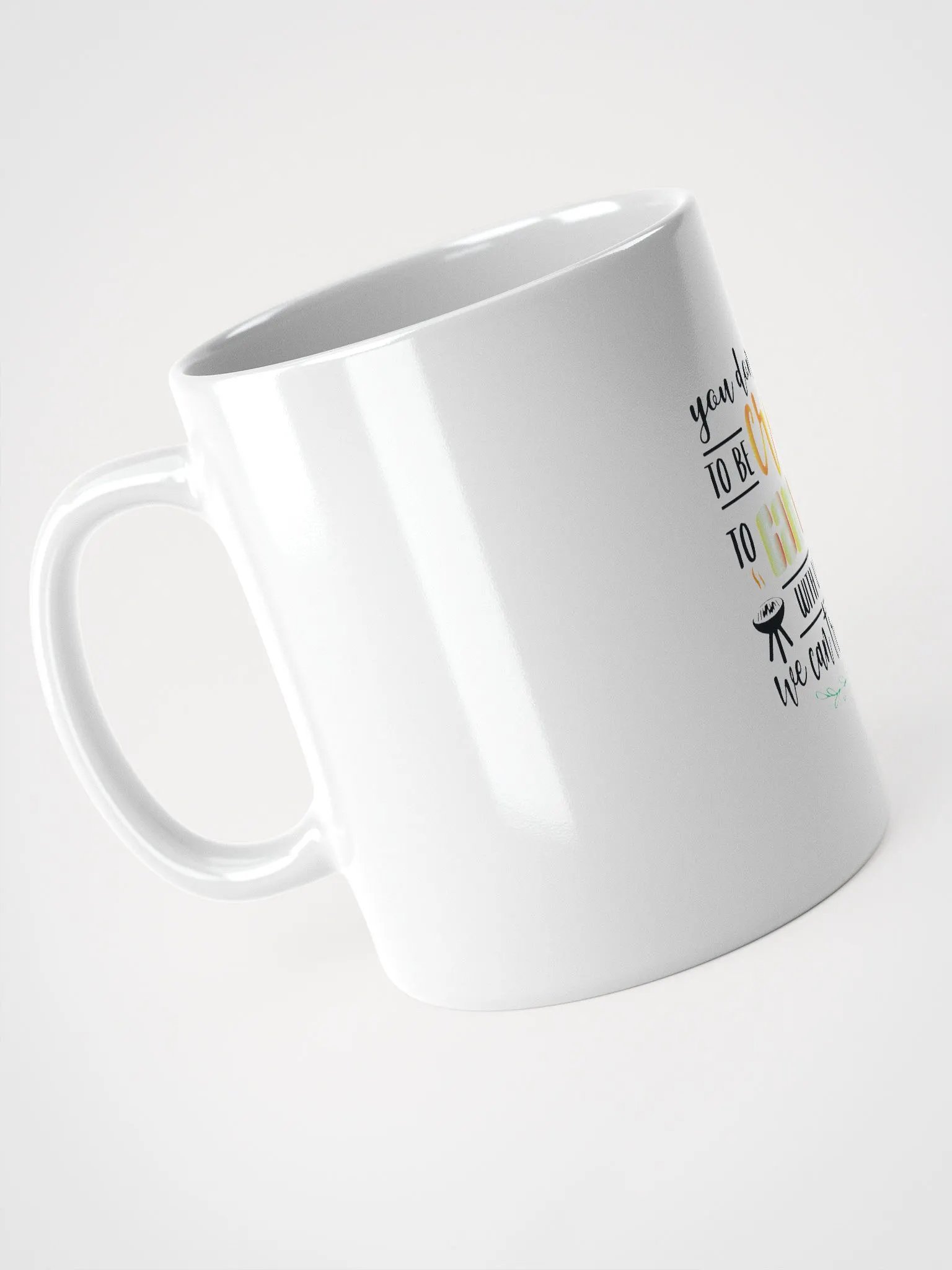 You don’t have to be crazy to camp with us. Vivid Prints Heat-Resistant Mug product image (8)