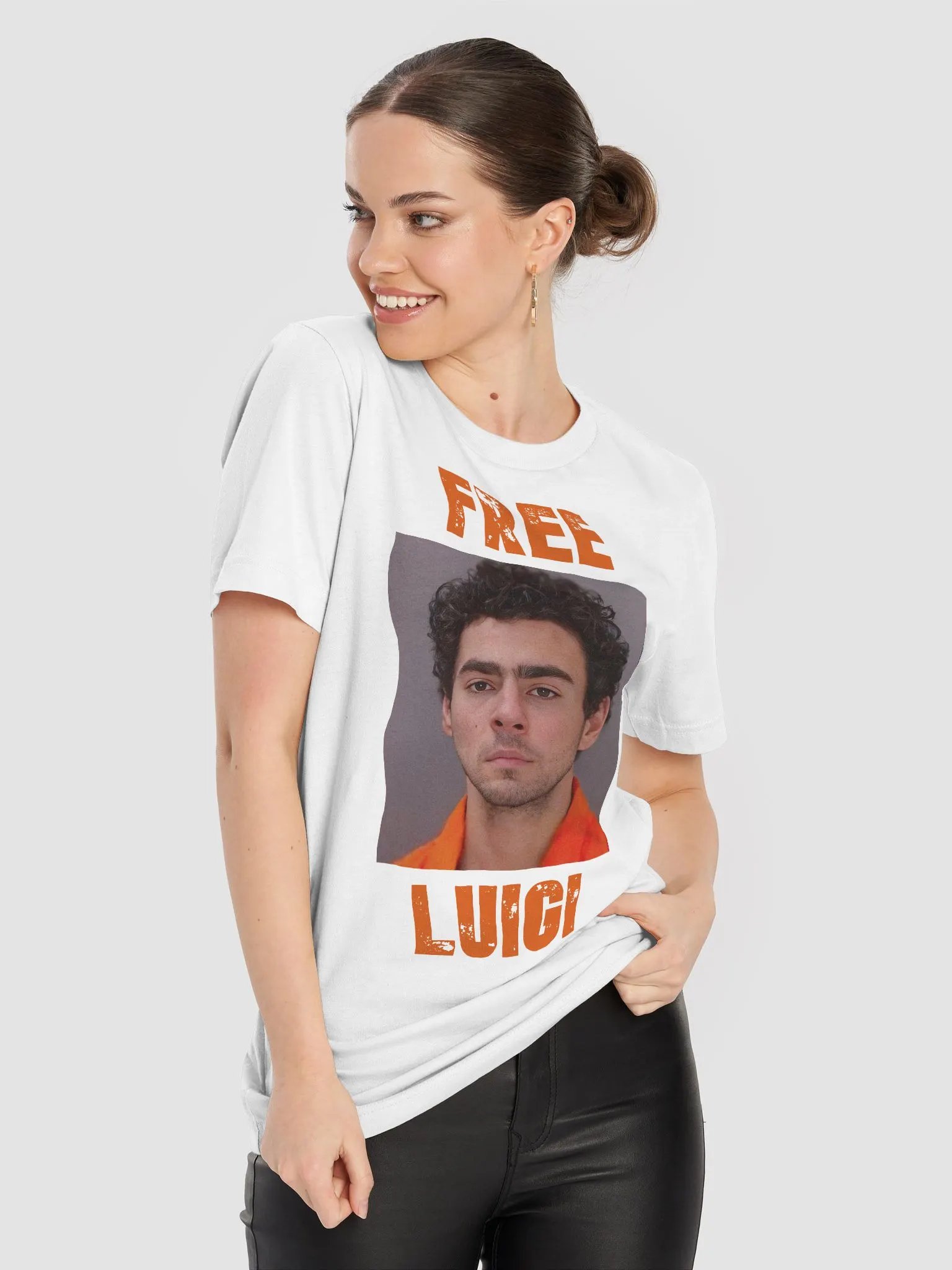 Free Luigi - Mugshot T-Shirt product image (7)