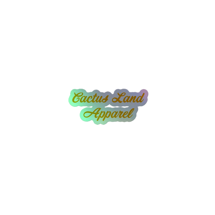 Cactus Land Holo Sticker product image (1)