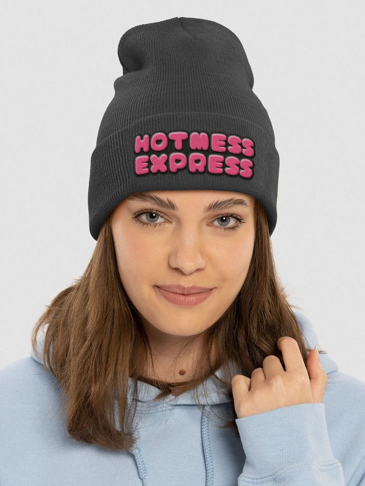 HotMess Express Bubble Beanie (Pink) product image (2)