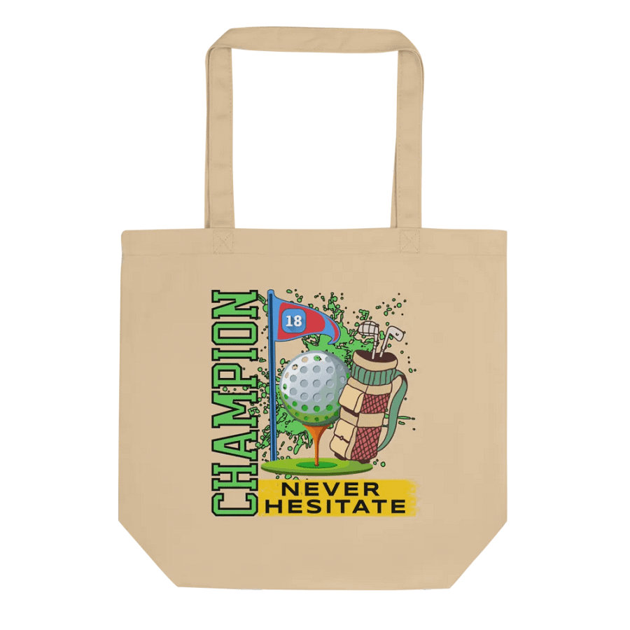 Champion Never Hesitate Golfing Eco Tote Bag product image (1)