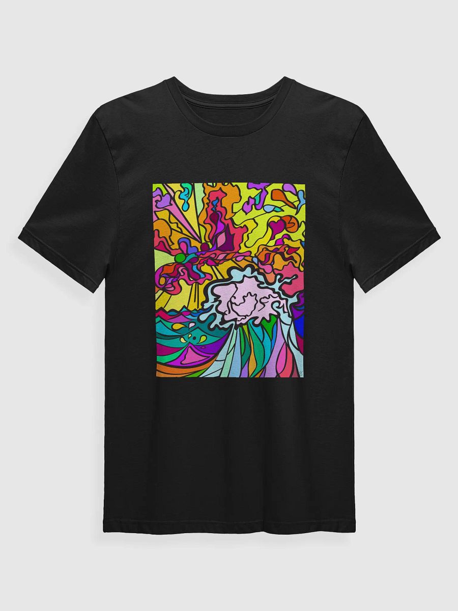 Vibrant Swirls Superfit Tee - Wave at Sunset product image (11)