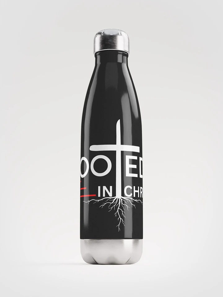 Rooted in Christ - Colossians 2:7 Stainless Steel Water Bottle product image (1)